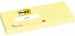 3M POSTIT Blocnotes autocolant, 38x51 mm, 3x100 de foi, 3M POSTIT, galben canar (7100296172)