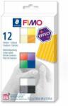 FIMO Argilă FIMO, set, 12x25 g, combustibil, FIMO "Effect Colours", 12 culori diferite (8013 C12-1)