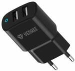 Dual Yenkee YAC 2024 Încărcător USB dublu 2, 4A (YAC 2024 BK)