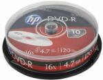 HP Disc HP DVD+R, 4, 7 GB, 16x, 10 discuri, pe rolă, HP (69318)