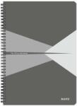 Leitz A/4 caiet cu spirală cu linii 90 de foi - copertă PP #grey (44960085)