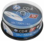 HP Disc HP CD-R, 700 MB, 52x, 25 buc, pe rolă, HP (69311)