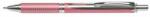 Pentel Pix cu bilă rulantă PENTEL, 0, 35 mm, buton, corp roz, PENTEL "EnerGel BL-207" albastru (BL407P-A)