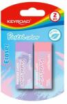 Keyroad Eraser, fără pvc, 2 buc. 2 buc/blaster keyroad culori pastelate culori mixte (KR972036)