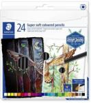 STAEDTLER Design Journey Set de creioane colorate hexagonale Super Soft (24 de bucăți) (149C C24)