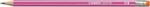 STABILO Pencil 160 creion de grafit hexagonal cu radieră, HB #pink (2160/01-HB)