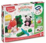 Maped CREATIV Modeling Clay Set, uscare la aer, MAPED CREATIV, "Modeling Friends Cute", drăgălășenie (907204)