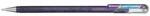 Pentel Pix cu gel pentel hybrid k110-dvx violet, culoare de scris albastru metalizat (K110-DVX)