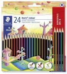 Noris STAEDTLER Set de creioane colorate, hexagonal, STAEDTLER "Noris Colour 185", 20+4 culori diferite (185 C24P)