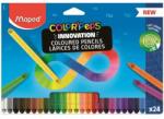 Maped Set de creioane colorate, triunghiular, MAPED "Color`Peps INFINITY", 24 de culori diferite (861601)