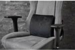 Arozzi Accesoriu pentru scaun de gaming - pernă de suport lombar din spumă cu memorie, piele de căprioară neagră (AZ-LUMBAR-BV)