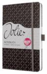 Sigel Caiet de notițe SIGEL, exclusiv, 135x203 mm, căptușit, 87 pagini, copertă tare, SIGEL "Jolie", maro cafea (JN129)