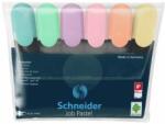 Schneider Highlighter Set, 1-5 mm, SCHNEIDER Job Pastel, 6 culori pastelate diferite (115097)