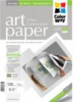 ColorWay Hârtie fotografică Colorway, transfer de tricou cu fier de călcat (transfer de tricou artistic, alb), 120 g/m2, a4, 5 coli PTW120005A4 (PTW120005A4)
