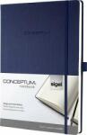 Sigel A/4 exclusiv cu grilă pătrată Notebook 97 foi (copertă tare) #blue (CO646)