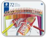 STAEDTLER Set de creioane colorate hexagonale Staedtler în cutie metalică (72 de bucăți) (175 M72)