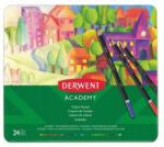 Derwent Academy Set de creioane colorate în cutie metalică (24 de bucăți) (2301938)