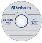 Verbatim BD-RE BluRay disc, dublu strat, rescriptibil, 50GB, 2x, 1db, cutie standard, VERBATIM (43760)