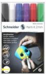 Schneider Set de markere acrilice, 2 mm, SCHNEIDER Paint-It 310, 6 culori diferite (120195)