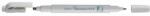 Pentel Highlighter cu capăt dublu 1/3, 5mm, tăiat și conic, gri pastel pentaclară (SLW11P-NE)