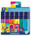 STAEDTLER Set de evidențiere a textului, 1-5 mm, STAEDTLER "Textsurfer® classic 364 C Happy", 6 culori diferite (364 C6 HA)