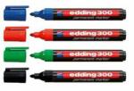 edding Marker permanent 1, 5-3mm, rotund, 300 roșu (7580003001)