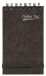 Pukka Pad PAD Caiet de notițe, 127x76 mm, cu linii, 60 de pagini, PUKKA PAD "Pressboard", negru (7275-PRS)