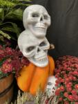  Emeletes Halloweeni koponya dekoráció led világítással 29, 5 cm