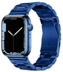 Apple Watch 1-6, SE, SE (2022) (38 / 40 mm) / Watch 7-8 (41 mm), fém pótszíj, Hoco WA10, sötétkék