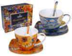 MARSSEUS Gallery Van Gogh Napraforgók és Csillagos éj porcelán csésze aljjal 250 ml - 2 személyes - Marsseus (IMO-PP-MJ-002136)