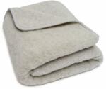Vlnka Kétrétegű birkagyapjú takaró - sötétszürke ágynemű méretek 180x200