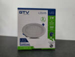 GTV LED mélysugárzó lámpa, sülly. , LOUIS, 6W, 480lm, IP54, semlegesfehér 4000K, Samsung chip, 220-240V/AC (GTV-LD-LSWO06W-NB)