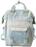 Dollcini Divatos Uniszex Hátizsák, Iskolatáska - Vízálló és Légáteresztő - Kék : 3 kg-nál többet nem szabad vinni (427162)