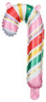 Partydeco Karácsonyi fólia lufi, cukorka 35cm, 5db, csak levegővel tölthető (LUFI639791)