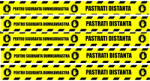 Eosette Stickere Podea - Preventie COVID - Pastrati Distanta - Set 5 BUC - 94x10 cm - eosette - 80,00 RON