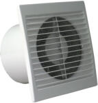 Dalap Вентилатор за баня на 12v с мрежа против насекоми и таймер за влажна среда Ø 150 мм (41226)