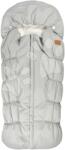 Beaba Sac de dormit pentru cărucior Footmuff Beaba Heather Grey, extra cald, impermeabil, gri, pentru 6-24 luni (BE948001)