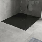 Mexen Hugo kőhatású zuhanytálca 100 x 110 cm + szifon - fekete (4 (MEX-42701011)