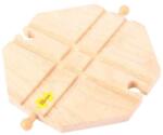 Bigjigs Toys traversează o cale de tren din lemn (DDBJT105) Trenulet