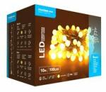 Modee LED karácsonyi füzér 100LED/10m műanyag kültéri 10db/m fehér-fényű 220-240V AC 2500K Berry Modee - ML-C2009 (ML-C2009)