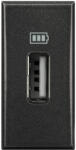 Legrand Priza USB tip A 5V 1500mA Axolute Bticino 1M antracit HS4285C1 (HS4285C1)
