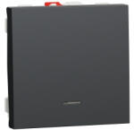 Schneider Electric Intrerupator revenire cu led 2M Schneider Noua Unica antracit NU320654N (NU320654N)