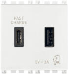Vimar Priza USB tip A+C 5V 3A 2M Vimar Arke alb 19295. AC. B (19295.AC.B)