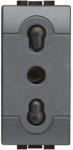 Legrand Priza Italia Living Light Bticino 1M antracit L4180 (L4180)