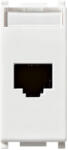 Vimar Priza RJ45 UTP Cat5 1M Vimar Plana alb 14339.11 (14339.11)