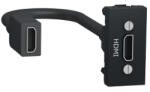 Schneider Electric Priza conector HDMI 1M Schneider Noua Unica antracit NU343054 (NU343054)