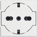 Legrand Priza schuko plata 2M Axolute Bticino alb HD4140 16F (HD4140/16F)