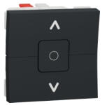 Schneider Electric Intrerupator jaluzele 6A 2M Schneider Noua Unica antracit NU320854 (NU320854)