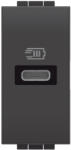 Legrand Priza USB 1M Tip C 5-9-12V Living Light Bticino antracit L4192C (L4192C)