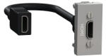 Schneider Electric Priza conector HDMI 1M Schneider Noua Unica aluminiu NU343030 (NU343030)